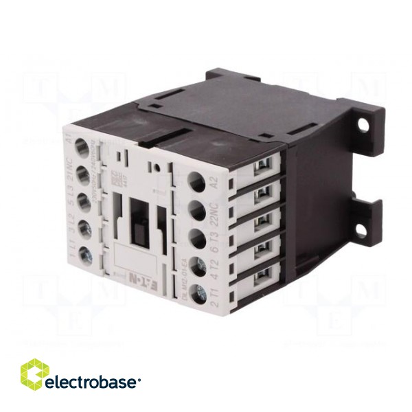 Contactor: 3-pole | NO x3 | Auxiliary contacts: NC | 230VAC | 12A | 690V image 2