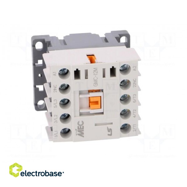 Contactor: 3-pole | NO x3 | Auxiliary contacts: NC | 230VAC | 12A | IP20 image 9