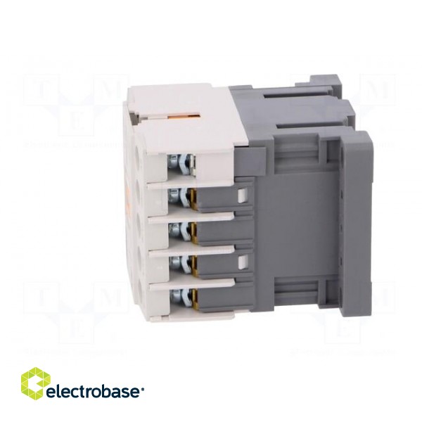 Contactor: 3-pole | NO x3 | Auxiliary contacts: NC | 230VAC | 12A | IP20 image 3