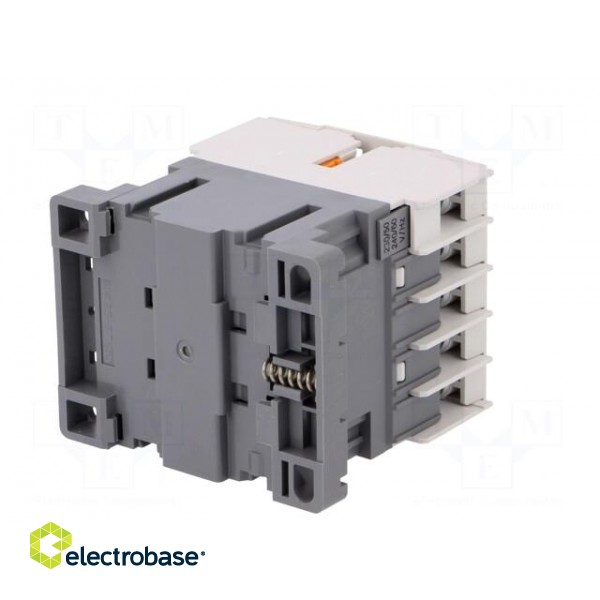Contactor: 3-pole | NO x3 | Auxiliary contacts: NC | 230VAC | 12A | IP20 image 6
