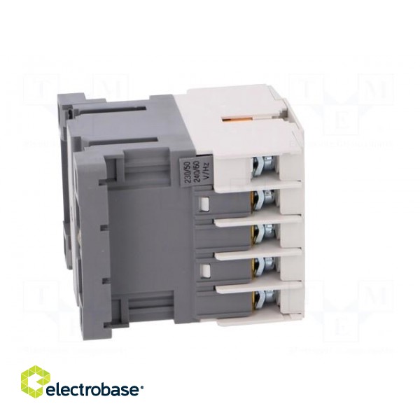 Contactor: 3-pole | NO x3 | Auxiliary contacts: NC | 230VAC | 12A | IP20 image 7
