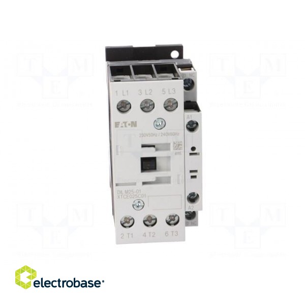 Contactor: 3-pole | NO x3 | Auxiliary contacts: NC | 230VAC | 25A | 690V image 9