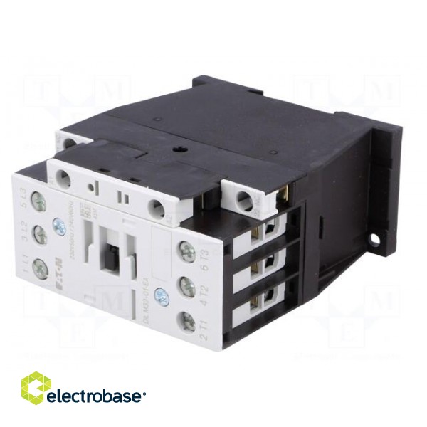 Contactor: 3-pole | NO x3 | Auxiliary contacts: NC | 230VAC | 32A | 690V image 2