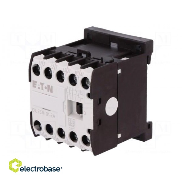 Contactor: 3-pole | NO x3 | Auxiliary contacts: NC | 230VAC | 6.6A image 1