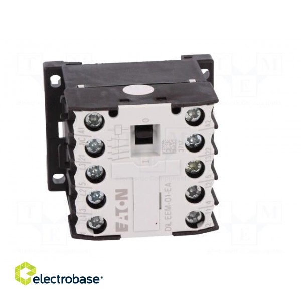 Contactor: 3-pole | NO x3 | Auxiliary contacts: NC | 230VAC | 6.6A | DIN image 9
