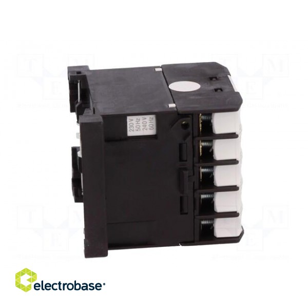 Contactor: 3-pole | NO x3 | Auxiliary contacts: NC | 230VAC | 6.6A | DIN image 7
