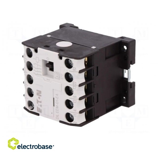 Contactor: 3-pole | NO x3 | Auxiliary contacts: NC | 230VAC | 6.6A image 2
