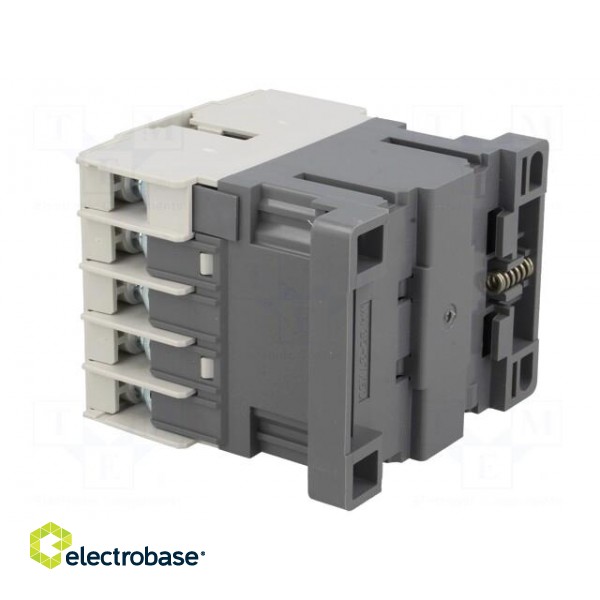 Contactor: 3-pole | NO x3 | Auxiliary contacts: NC | 230VAC | 6A | DIN image 4