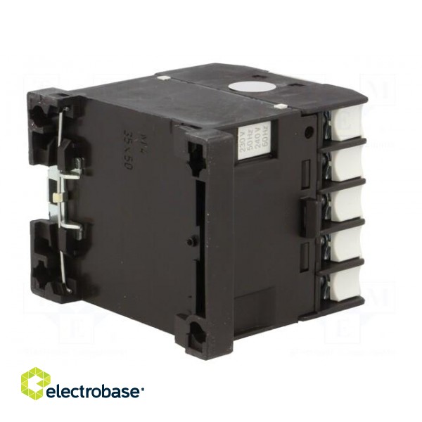 Contactor: 3-pole | NO x3 | Auxiliary contacts: NC | 230VAC | 8.8A | DIN image 6