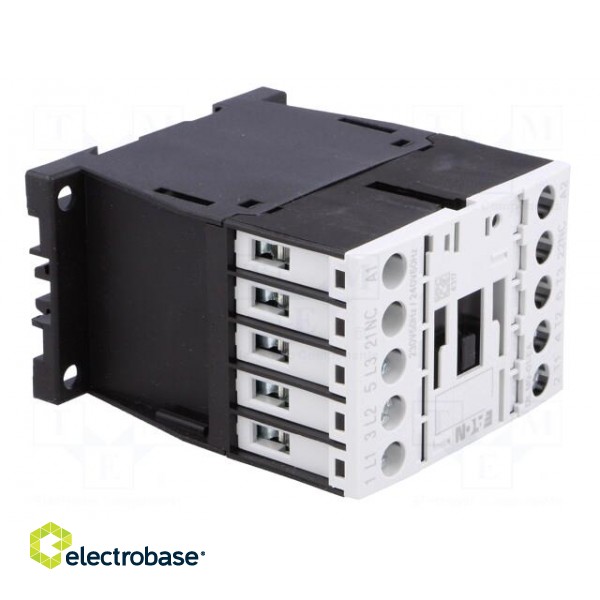 Contactor: 3-pole | NO x3 | Auxiliary contacts: NC | 230VAC | 9A | DILM9 фото 8