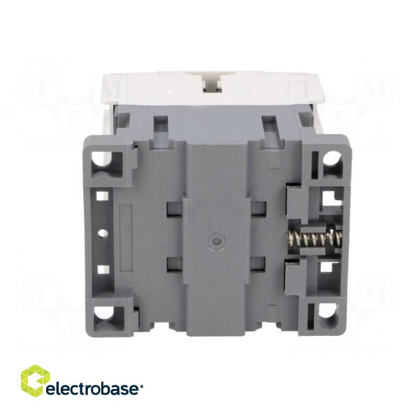 Contactor: 3-pole | NO x3 | Auxiliary contacts: NC | 230VAC | 9A | DIN фото 5