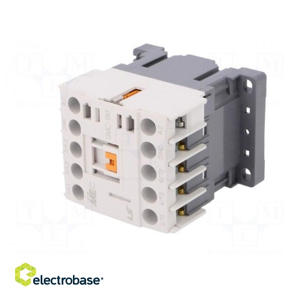 Contactor: 3-pole | NO x3 | Auxiliary contacts: NC | 230VAC | 9A | IP20 image 2