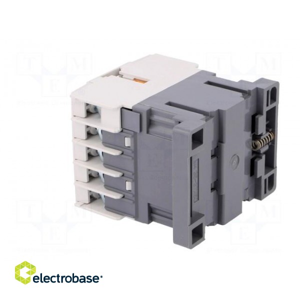 Contactor: 3-pole | NO x3 | Auxiliary contacts: NC | 230VAC | 9A | IP20 image 4