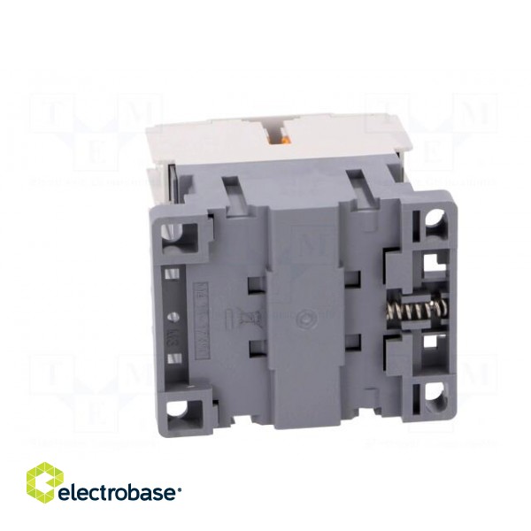 Contactor: 3-pole | NO x3 | Auxiliary contacts: NC | 24VAC | 12A | IP20 image 5