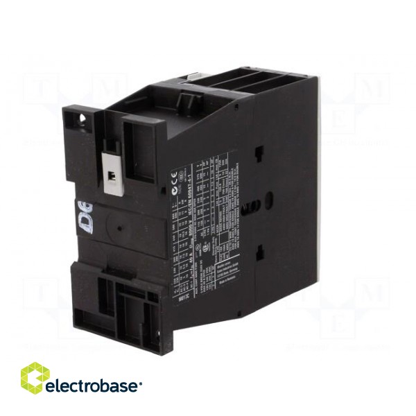 Contactor: 3-pole | NO x3 | Auxiliary contacts: NC | 24VAC | 17A | 690V image 6