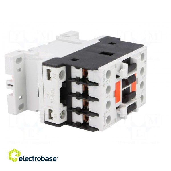 Contactor: 3-pole | NO x3 | Auxiliary contacts: NC | 24VAC | 18A | BF image 8
