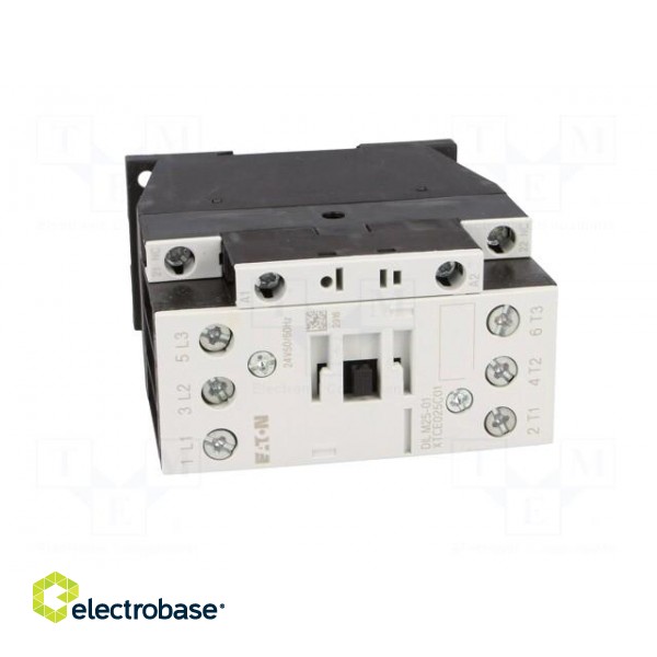 Contactor: 3-pole | NO x3 | Auxiliary contacts: NC | 24VAC | 25A | 690V image 9