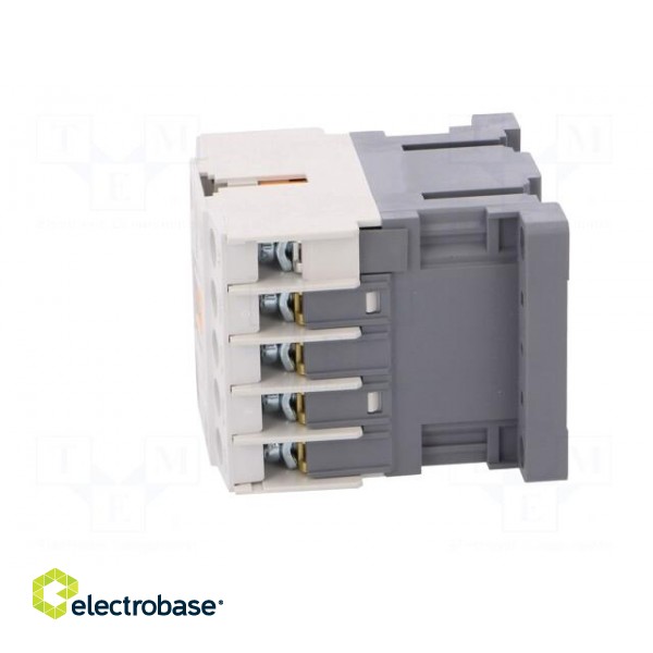 Contactor: 3-pole | NO x3 | Auxiliary contacts: NC | 24VAC | 6A | W: 45mm image 3