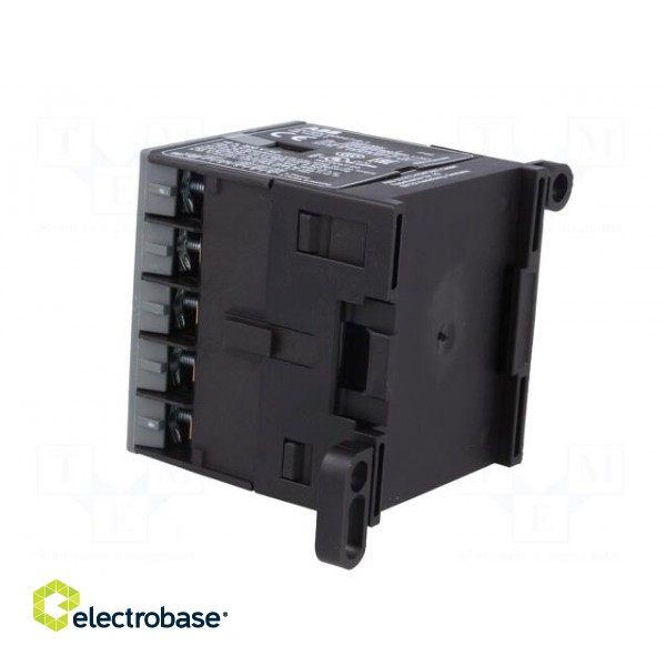 Contactor: 3-pole | NO x3 | Auxiliary contacts: NC | 24VAC | 7A | B7 image 4