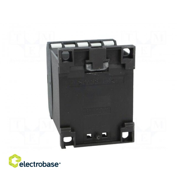 Contactor: 3-pole | NO x3 | Auxiliary contacts: NC | 24VAC | 9A | DIN | BG image 5