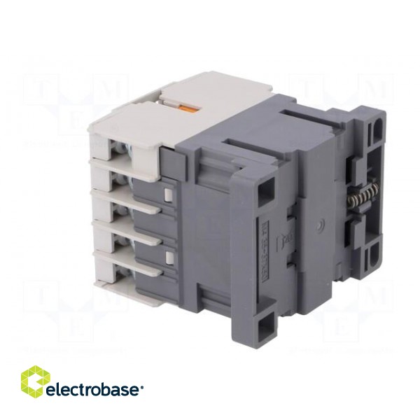 Contactor: 3-pole | NO x3 | Auxiliary contacts: NC | 24VAC | 9A | W: 45mm image 4