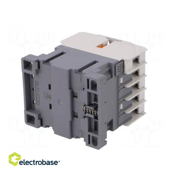 Contactor: 3-pole | NO x3 | Auxiliary contacts: NC | 24VAC | 9A | W: 45mm image 6