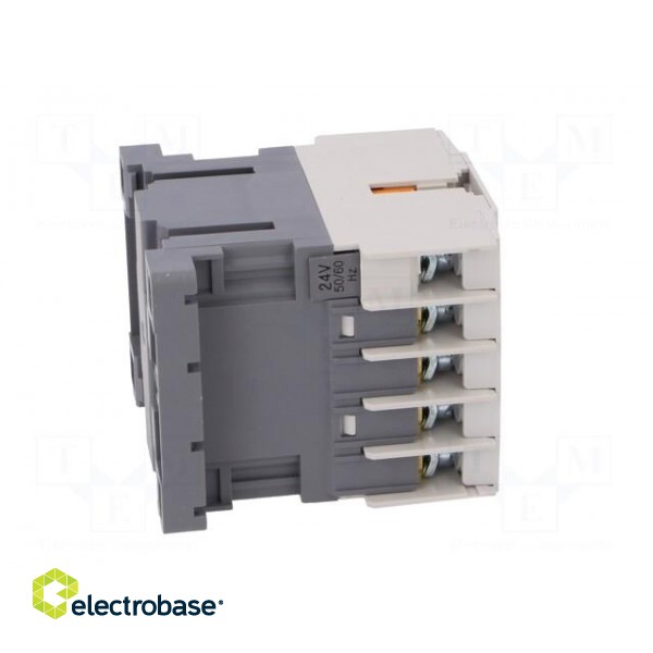 Contactor: 3-pole | NO x3 | Auxiliary contacts: NC | 24VAC | 9A | W: 45mm image 7