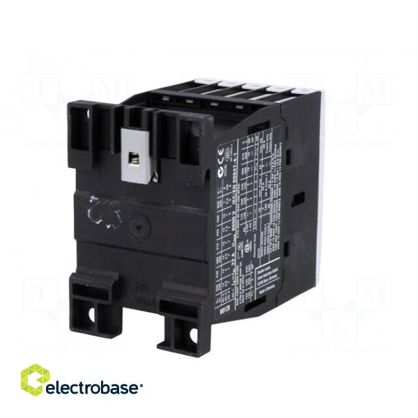 Contactor: 3-pole | NO x3 | Auxiliary contacts: NC | 24VDC | 12A | 690V image 6