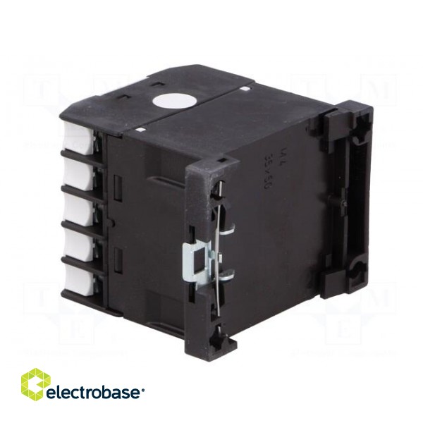 Contactor: 3-pole | NO x3 | Auxiliary contacts: NC | 24VDC | 12A | DIN paveikslėlis 4
