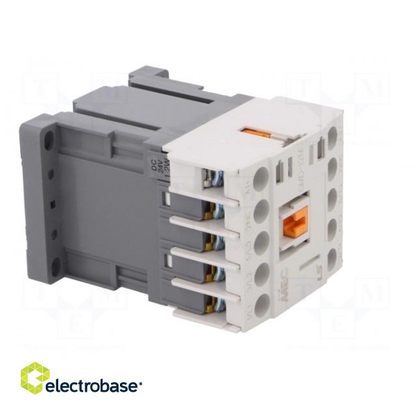 Contactor: 3-pole | NO x3 | Auxiliary contacts: NC | 24VDC | 12A | IP20 image 6