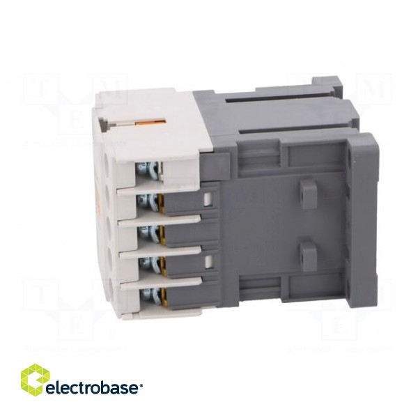Contactor: 3-pole | NO x3 | Auxiliary contacts: NC | 24VDC | 12A | IP20 image 3