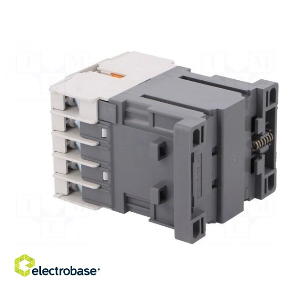 Contactor: 3-pole | NO x3 | Auxiliary contacts: NC | 24VDC | 12A | IP20 paveikslėlis 4
