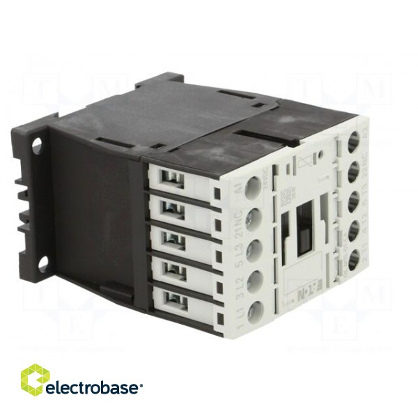 Contactor: 3-pole | NO x3 | Auxiliary contacts: NC | 24VDC | 15A | 690V image 2