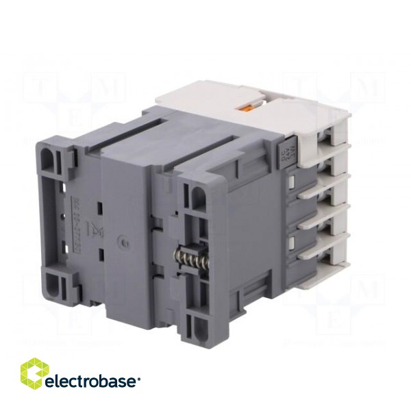 Contactor: 3-pole | NO x3 | Auxiliary contacts: NC | 24VDC | 16A | IP20 image 6