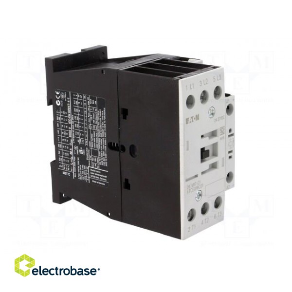 Contactor: 3-pole | NO x3 | Auxiliary contacts: NC | 24VDC | 17A | 690V image 8