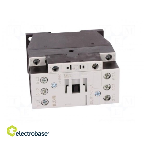 Contactor: 3-pole | NO x3 | Auxiliary contacts: NC | 24VDC | 17A | 690V image 9