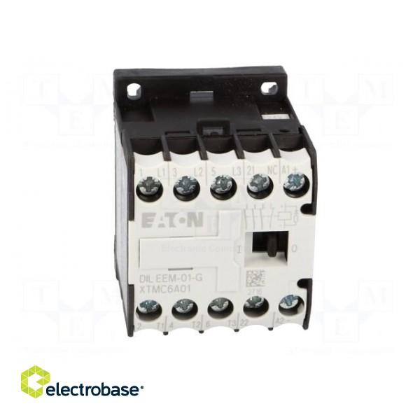 Contactor: 3-pole | NO x3 | Auxiliary contacts: NC | 24VDC | 6.6A | 3kW image 9