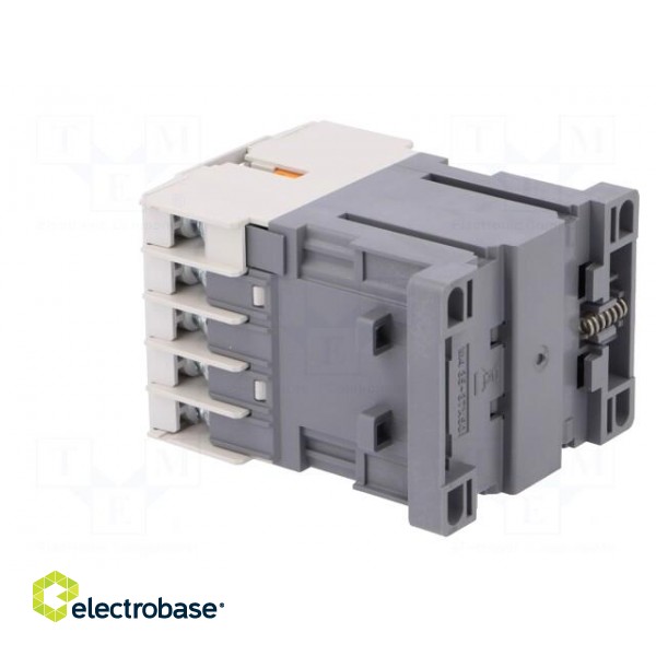 Contactor: 3-pole | NO x3 | Auxiliary contacts: NC | 24VDC | 6A | W: 45mm paveikslėlis 4