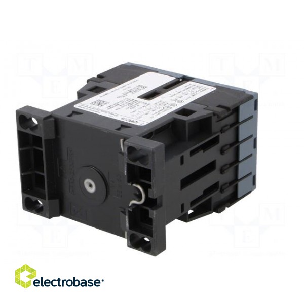 Contactor: 3-pole | NO x3 | Auxiliary contacts: NC | 24VDC | 7A | 3RT20 фото 6
