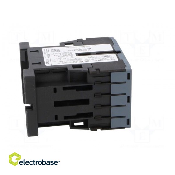 Contactor: 3-pole | NO x3 | Auxiliary contacts: NC | 24VDC | 7A | 3RT20 фото 7