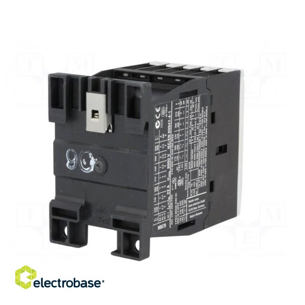 Contactor: 3-pole | NO x3 | Auxiliary contacts: NC | 24VDC | 7A | DILM7 image 6