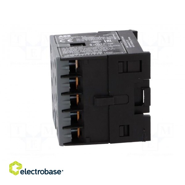 Contactor: 3-pole | NO x3 | Auxiliary contacts: NC | 42VAC | 7A | B7 image 3