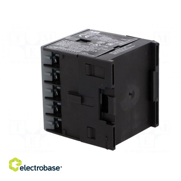 Contactor: 3-pole | NO x3 | Auxiliary contacts: NC | 42VAC | 7A | B7 image 4