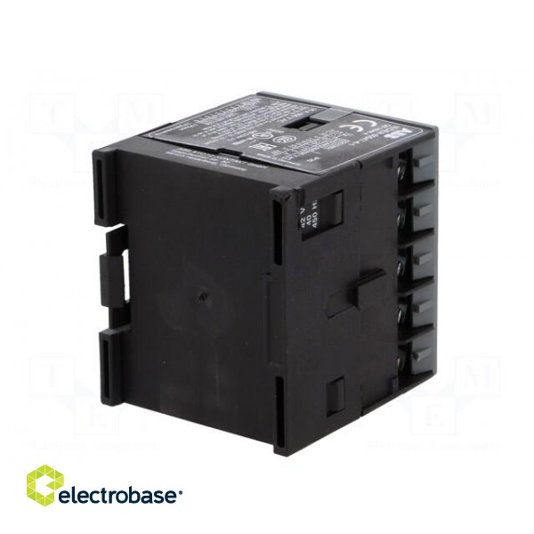 Contactor: 3-pole | NO x3 | Auxiliary contacts: NC | 42VAC | 7A | B7 image 6