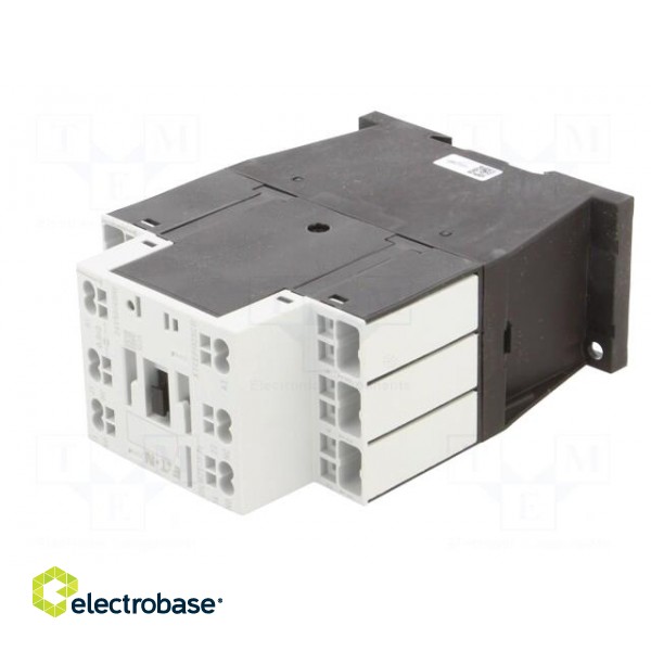 Contactor: 3-pole | NO x3 | Auxiliary contacts: NC + NO | 24VAC | 25A image 2