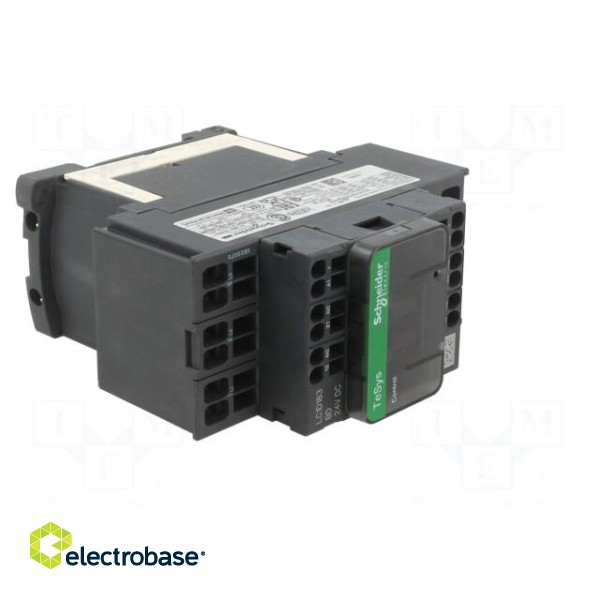 Contactor: 3-pole | NO x3 | Auxiliary contacts: NC + NO | 24VDC | 18A image 8