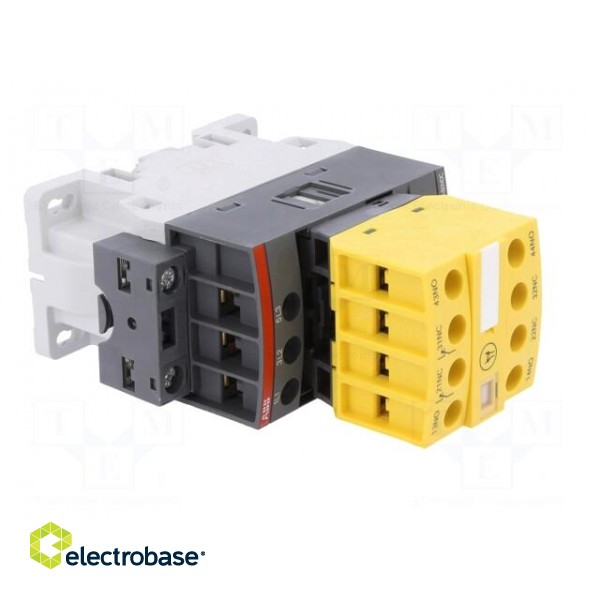 Contactor: 3-pole | NO x3 | Auxiliary contacts: NC x2,NO x2 | 12A image 8