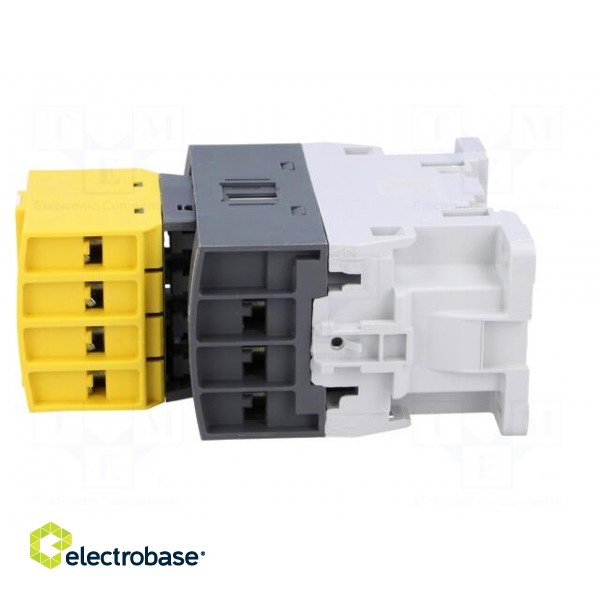 Contactor: 3-pole | NO x3 | Auxiliary contacts: NC x2,NO x2 | 18A image 3