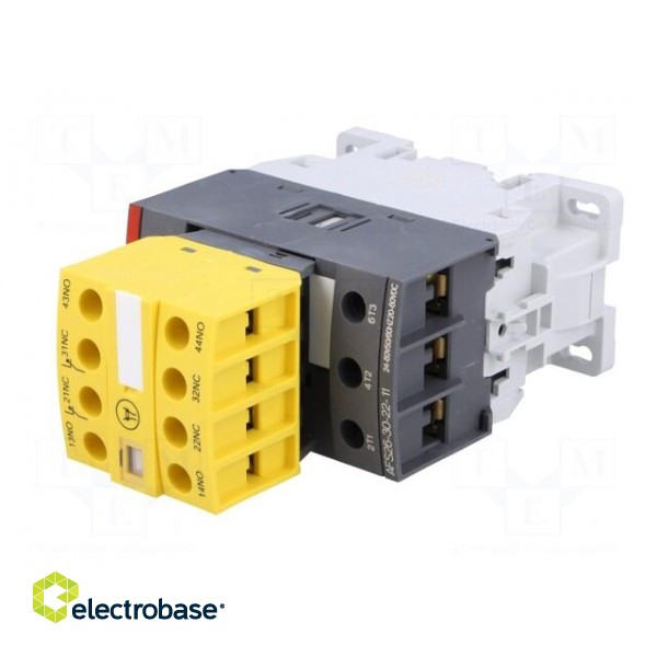 Contactor: 3-pole | NO x3 | Auxiliary contacts: NC x2,NO x2 | 26A фото 2