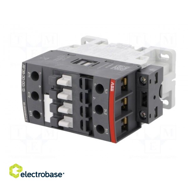 Contactor: 3-pole | NO x3 | Auxiliary contacts: NO | 100÷250VAC | 38A image 2
